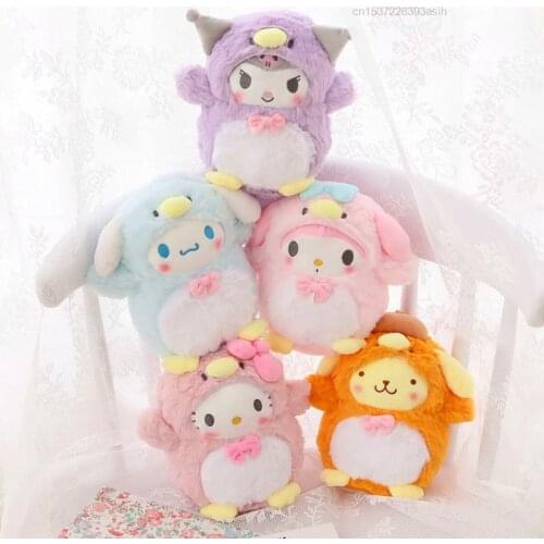20cm Sanrio Kuromi Cinnamoroll My Melody Hello Kittyed Plush Toy Dolls Plushie Soft Stuffed Toys For Child Kids Gift Home Decor
