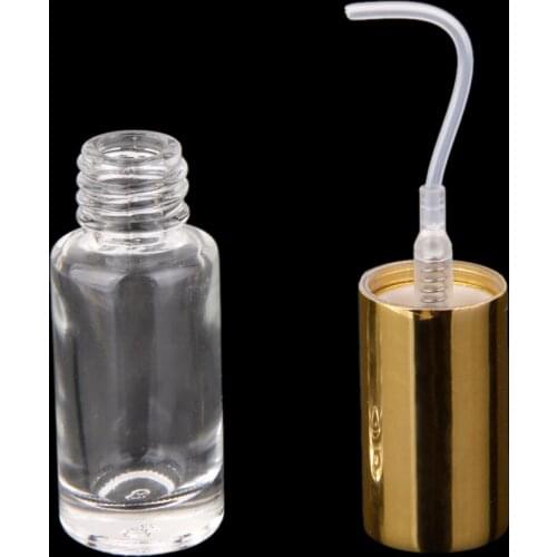 5Pcs 5ml Glass Refillable Perfume Empty Bottle Pump Spray Vials