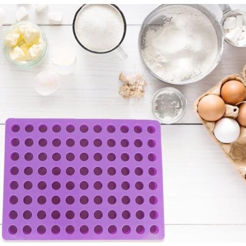 88 Grids Silicone Cube Ice Tray Fruit Ice Cube Easy to Remove Ice Maker Molds Fade Resistant DIY Creative Kitchen Accessories