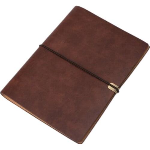 Pu Leather Note Book Cover Spiral Notebook A5 Planner Organizer Notebook Travel Journal Diary 6 Ring Binder Stationery