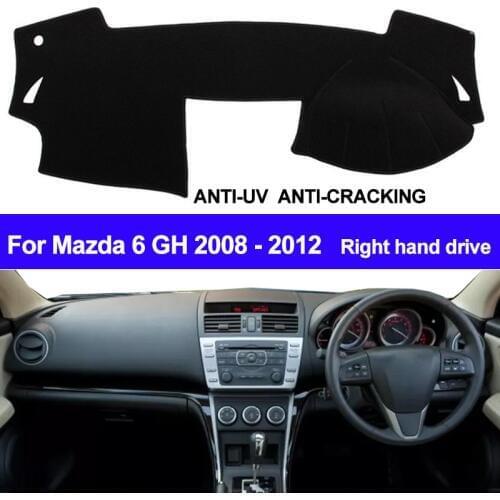 Car Dashboard Cover Dash Mat For Mazda 6 GH 2008 2009 2010 2011 2012 Auto Sun Shade Dash Board Mat Cover Pad Carpe Car Styling