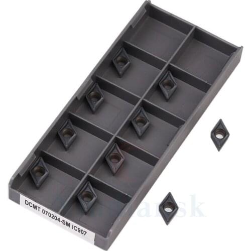 DCMT070204-SM IC907 Carbide Inserts DCMT070208-SM IC908 IC907 Internal Turning Tool CNC Lathe Tools Stainless Steel Cutting Tool