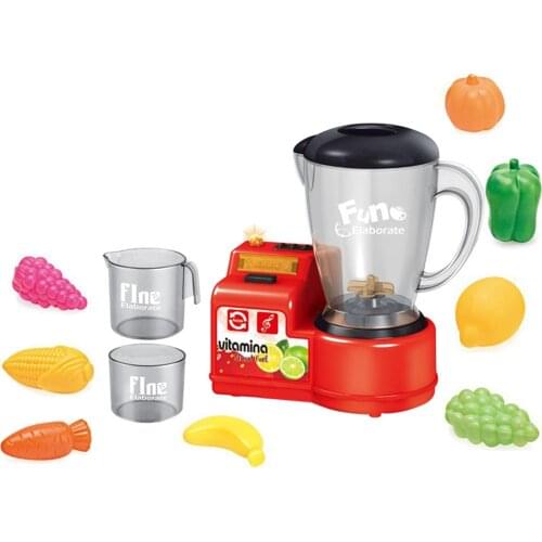 Children Mini Cute Simulation Juicer with Light Music Kids Play House Toys Gift