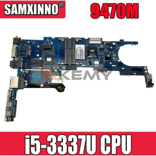 For HP EliteBook 9470m Laptop Motherboard QM77 With i5-3337U 717842-001 717842-601 6050A2514101 MainBoard 100% Tested Fast Ship