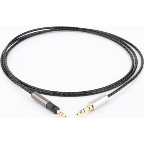 Hi-end copper silver plated AUX cable 2.5mm to 3.5 mm male plug cable hifi audio Headphone Cable Audio 3.5mm Upgrade Cable