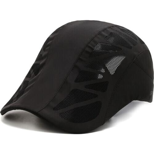 Fashion Breathable Beret Flat Cap Men Summer Outdoor Sun Breathable Hats Womens Mens hip hop Berets Cap Hats gorras casquette