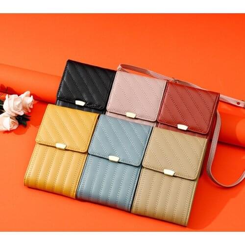 Phone Small Bag Large Capacity Simple Womens Shoulder Bag Fashion Phone Bag Korean-Style Female Cross-Body Messenger Bag
