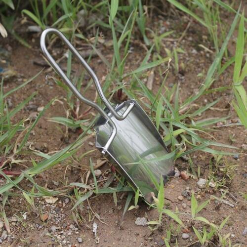 Mini Stainless Steel FOLDING SHOVEL Camp Survival Stainless Steel Tools Multi-function Folding Shovel Small Engineering Shovel