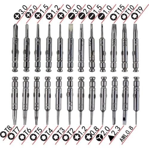 25 IN 1 mobile phone removal tools maintenance kits portable screwdriver sets computers mobile phone maintenance tools