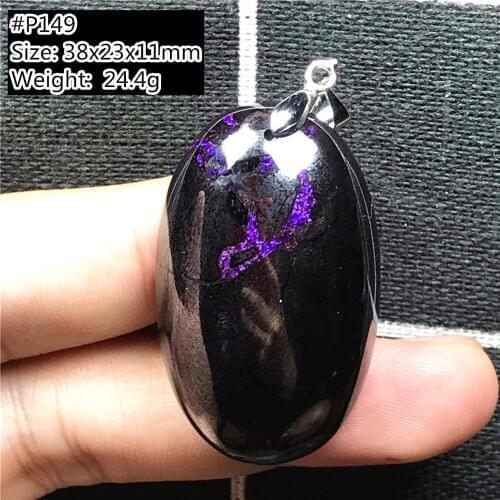 Natural Royal Purple Sugilite Pendant Jewelry For Women Man Crystal Water Drop Beads Silver South Africa Anticancer Stone AAAAA