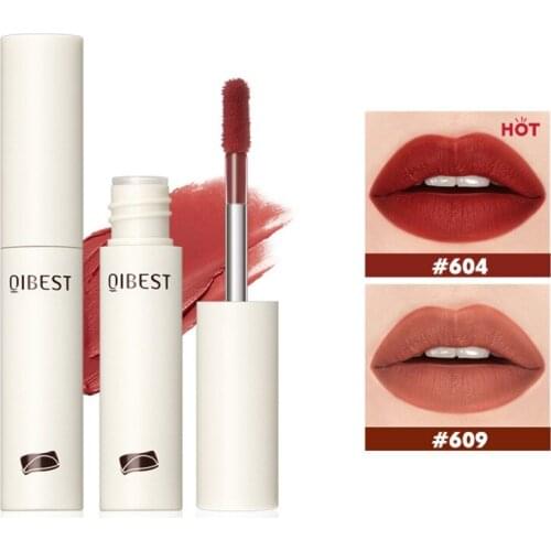 8 Colors Sexy Red Brown Matte Pigments Makeup Lipsticks Beauty Lips Beauty Gift Lipstick Waterproof Velvet Lipstick