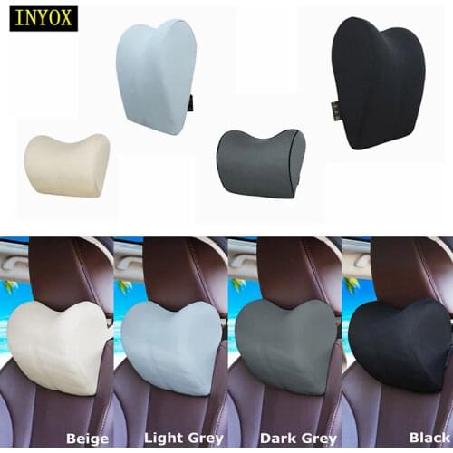 Car Seat Headrest Neck Pillow Comfortable Drive Neck Support Cushion Memory Foam Travel Vehicular Soft Neck Rest Accessories