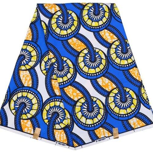 Luxury pattern wax block printed good quality wax print fabrics newest blue 100% COTTON style--various kinds ankara WAX fabric