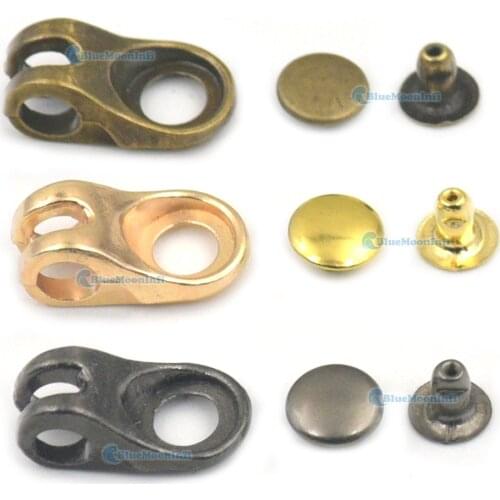 20/50 pcs Boot Hook eyelet Buckle Shoelace Hiking With Rivets For Martin Boots Rock Climbing Hardware Fittings DIY