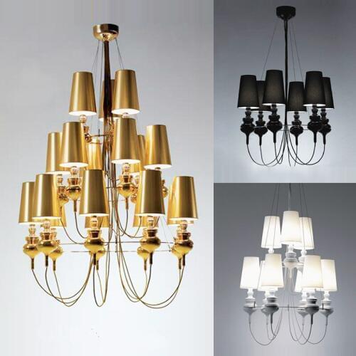 Nordic post-modern neo classical guards hats chandeliers Spanish Villa Inn living room restaurant hotel atmosphere chandeliers