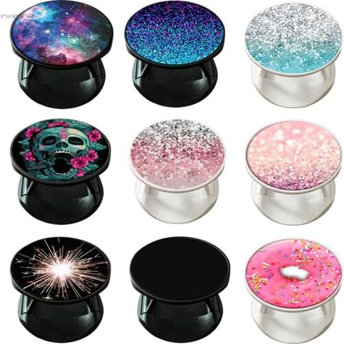 Foldable Phone Socket Stand Holder For Smartphones and Tablets Mobile Phone Universal Finger Ring Holders for huawei Samsung