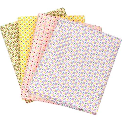 Polyester Fabric By The Meter Spot Printed Cloth Fabric for Dress Sewing Home Textile DIY Crafts Supplies 45*150cm