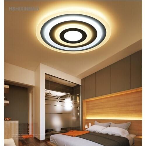 Ultra-thin acrylic dimming LED ceiling light modern simple circular living room light acrylic bedroom bedroom ceiling lights