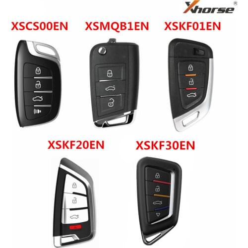 Xhorse VVDI2 VVDI Key Tool Max Mini Key Tool Universal XS Series Smart Key Remote Control XSKF20EN/21EN F01 MQB XSCS00EN
