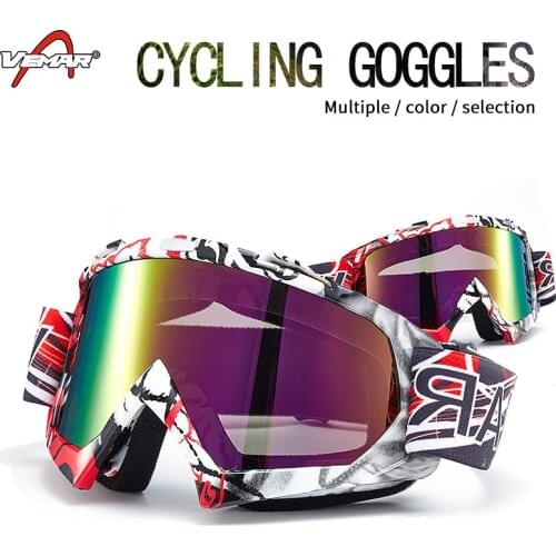 VEMAR GXT Motorcycle Racing Eyewear Motocross Off-Road Dirt Bike ATV Googles Ski Snowboard Glasses For Men Women Colorful Lens