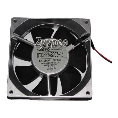 130x130x38MM D1338B24B7CZ-15 SJ300 L300P DC24V 0.65A 2Wires 13CM Fan