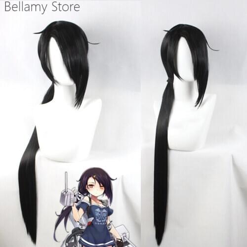 Azur Lane USS Cassin Heat Resistant Cosplay Costume hairwear Wig+Wig Cap