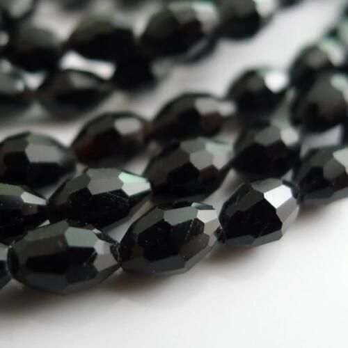 Free Shipping 360pcs/pack 4x6mm AAA Top Quality Crystal 5200 Barrel Beads Black/Jet colour