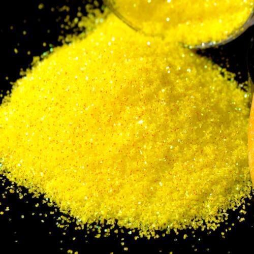 Shinning Rainbown Lemon Yellow Nail Art Glitter Shimmer Powder DIY UV Nail Manicure Dust Body Art Gift Card Halloween Party Deco
