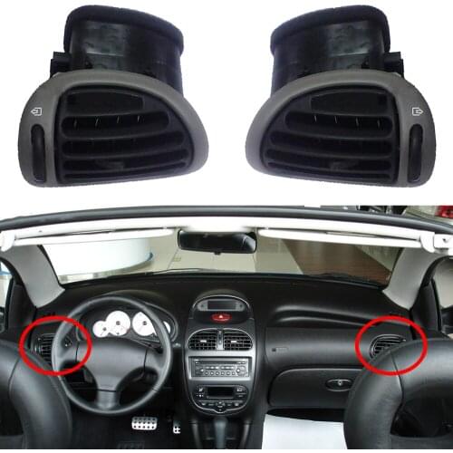 For Peugeot 206 for Citroen C2 air conditioner outlet 8264EH left and right air outlet instrument panel air outlet black
