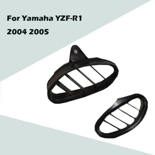 For Yamaha YZF-R1 2004 2005 Motorcycle Left and Right Air Intake Pipe Network ABS Injection Fairing YZF-R1000 04 05 Accessories
