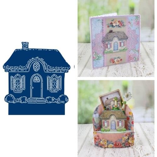 Houses New Arrivals 2021 Metal Cutting Dies Decoration for Scrapbooking Die Cutter Craft New DIY Album Template Decor Model