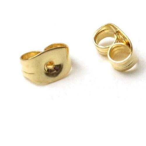 Hot sale 500pcs/lot Earrings Women stainless steel Ear Plugs Blocked Earring Back Stud Earring Stopper DIY Jewelry Accessories