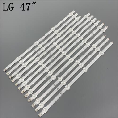Kit 12pcsNEW perfect Replacement LED Backlight Strip for LG 47LN 47LA LC470DUE 6916L-1174A 1175A 1176A 1177A 1259A 1260A 1261A