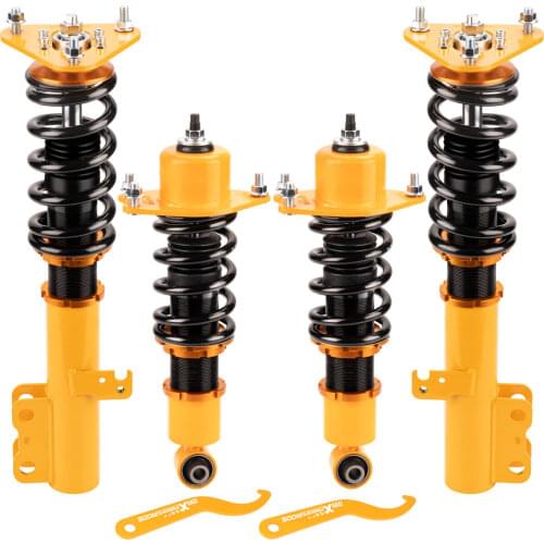 Tuning Coilovers Kit For Scion tC 2005 06 07 08 09 10 Adjustable Height Coil Springs Shock Absorbers Golden
