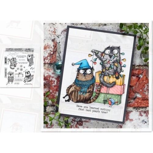 Snarky Cat Metal Cutting Dies And Stamps Stencils for DIY Scrapbook Photo Album Paper Card Decorative Craft Embossing