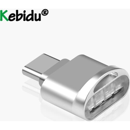 Mini Adapter Type C Micro SD TF Memory Card Reader OTG Adapter USB 3.1 Card Reader For Phone