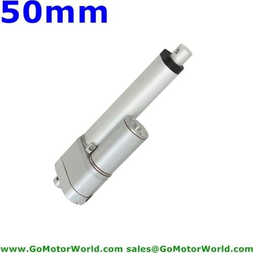 Mini linear actuator with Potentiometer position signal feedback 24V 12V 50mm stroke 900N 90KG load 80mm/s speed LA10P