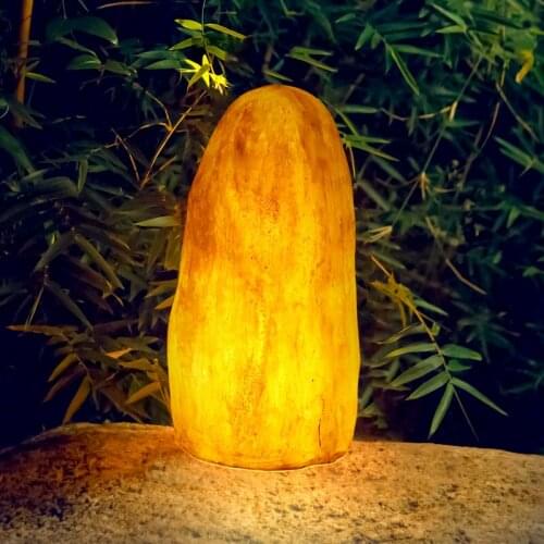 Stand Lighting Stone Yard Backyard Garden Lawn Lamp Real Estate Villa Park Lane Grassland Landscape Rock Light