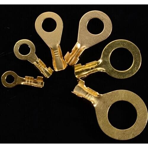 Practical Ring Type Crimp Terminals Quick Disconnects Spade Electrical Kits, Easy to Operate, No Soldering Kit Needed