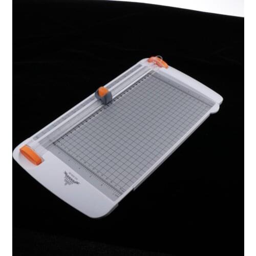 Professional Rotary Paper Trimmer with Calibrated Base Board, Carbide Blade, Patented Rail System and Alignment Grid And Ruler