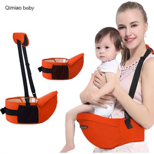 Anti-slip Ergonomic Baby Carrier 0-30 Months Infant Cotton Waist Stool Breathable Soft Backpack Pouch Multipurpose Baby Hipseat
