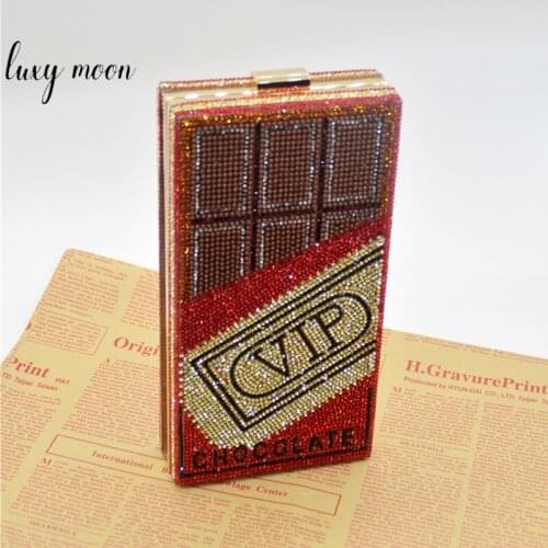 Luxury Diamond Wedding Clutch Bags for Women Small Square Rhinestones VIP Letter Design Party Clutch Purse and Handbag ZD1965