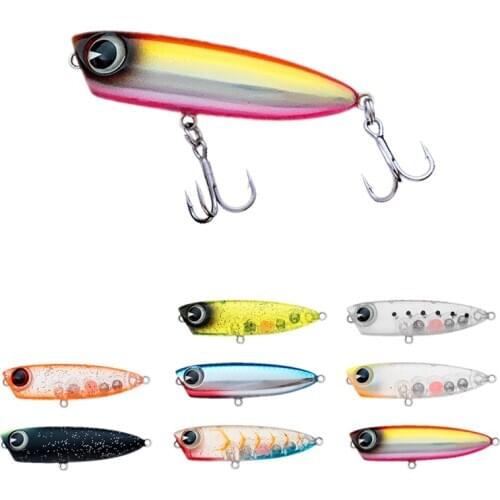 Minnow Fishing Lures Pencil Hard Baits Sinking Popper 45mm/3g High Quality Professional Fishing Wobblers For Sea Bass
