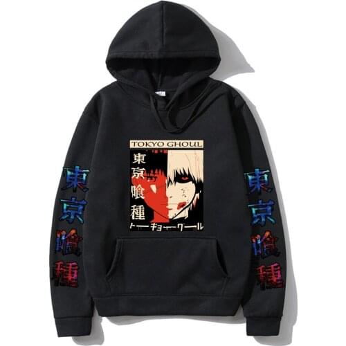 Tokyo Ghoul Anime Manga Hoodie Kaneki Ken Printed Men/Women Hoodie Sweatshirt Fashion tokyo revengers Japan Streetwear Clothes