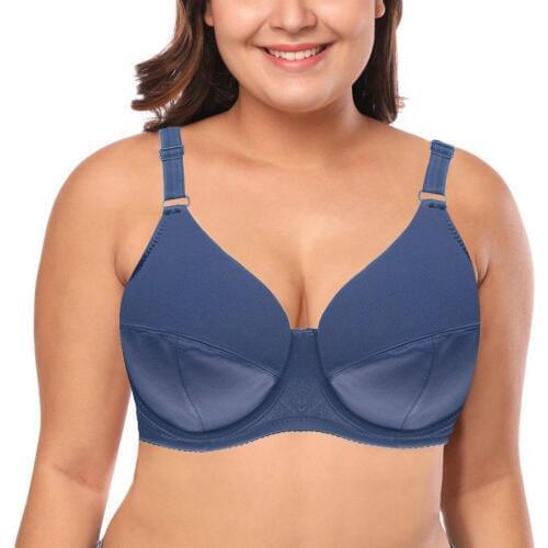 Full cup big bust bras for women sexy lingerie everyday plus size 36 38 40 42 44 46 48 C E underwire adjusted Unlined bralette