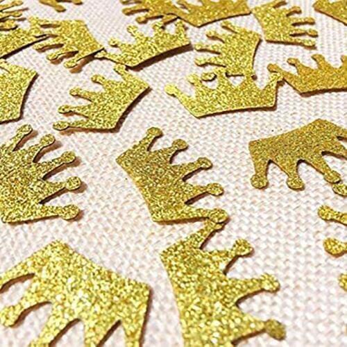 Gold Balloon glitter Crown table Confetti for Birthday Party baby shower Anniversary wedding Princess Prince decoration favor