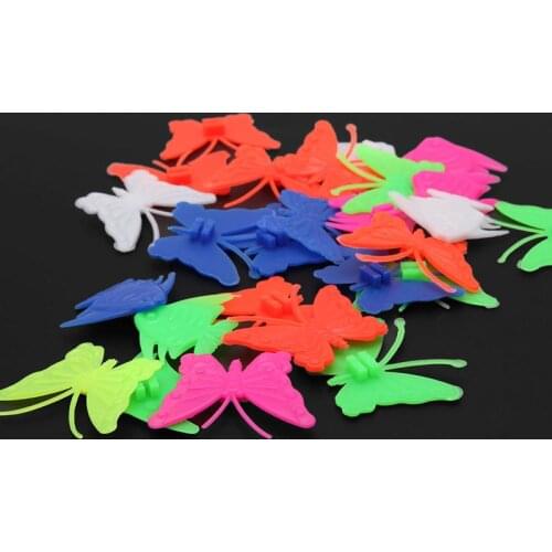 1Bag Bicycle Bike Wheel Plastic Spoke Bead Kids Children Clip Colored Decoration