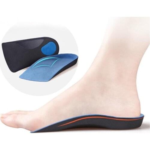 1Pair XS-XL Women Orthotic Insoles Pads Heel Arch Support Plantar Fasciitis Massage Flat Feet Pads Useful New Arrival