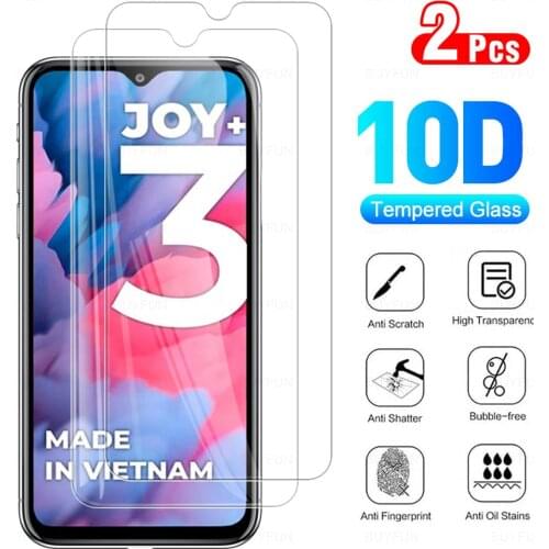 2Pcs Full Cover Protective Glass For Vsmart Joy 3 Plus Phone Tempered Glas Screen Protector Film For V Smart Joy3 Joy3+ 3+ 3Plus