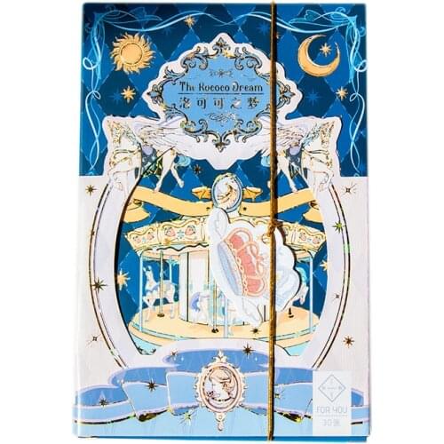 30 Pcs/Set The Rococo Dream Series Postcard Creative Hand-painted illustration Fantasy Birthday Message Greeting Cards